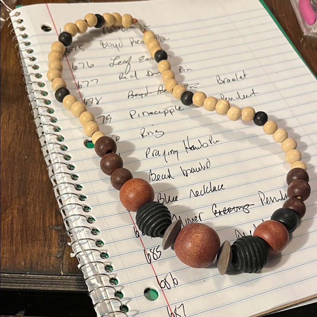 Wooden Beaded Necklace 685